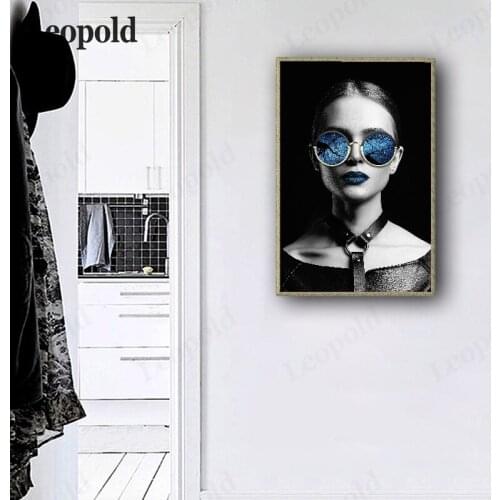 Modern Black and white figure Canvas Painting Living Room Decoration On The Wall Nordic decoration home picture