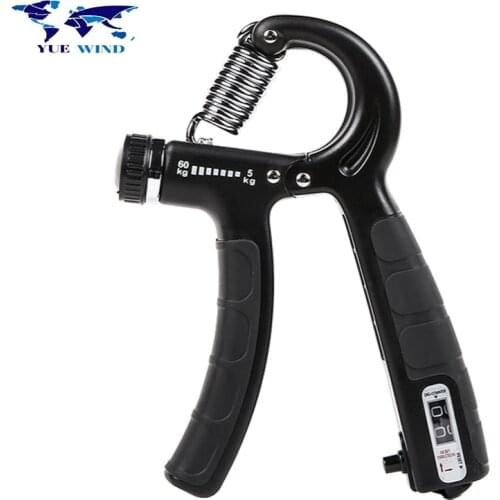 YUE WIND 5-60Kg Gym Fitness Adjustable Hand Grip Finger Forearm Strength for Muscle Recovery Hand Gripper Exerciser Trainer