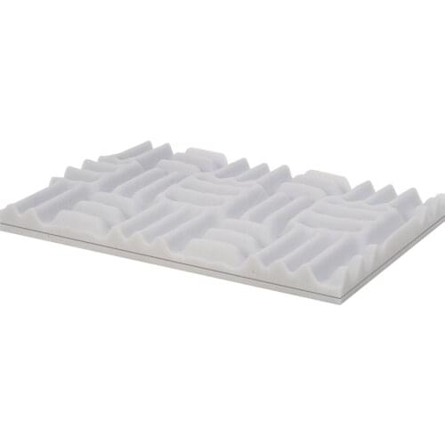 TURKISHFOAM 1089 Barrier Basotect Labyrinth Sponge 25 CM X 25 CM X 53 MM Acoustic Isolation Material Decorative Sound Insulation