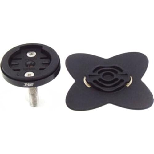 TRIGO Alloy Bike Stem Top Cap Headset Cover Computer Mount Phone Holder 28.6mm for Edge 1000 Wahoo Bryton IGPSPORT GPS Compuer