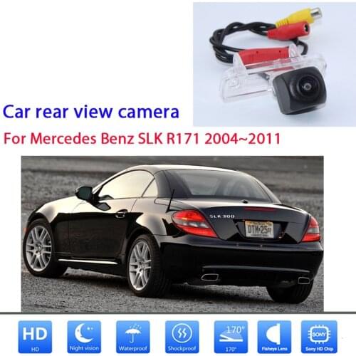 Rear camera For Mercedes Benz SLK R171 2004 2005 2006 2007 2008 2009 2010 2011 Full HD CCD Night Vision License Plate Camera