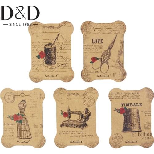 10pcs Paper Thread Bobbins Spool for Storage Holder Embroidery Cross Stitch Floss Organizer DIY Sewing Tools