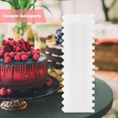 3pcs/Set DIY Cake Cream Scraper Safety and Reliability Environmental Practical Fondant Slicer Baking Pastry Decorating Tools