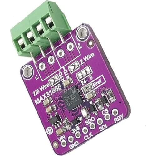 50PCS MAX31865 PT100 PT1000 RTD To Digital Converter Thermocouple Temperature Sensor Amplifier Module For Arduino Raspberry PI