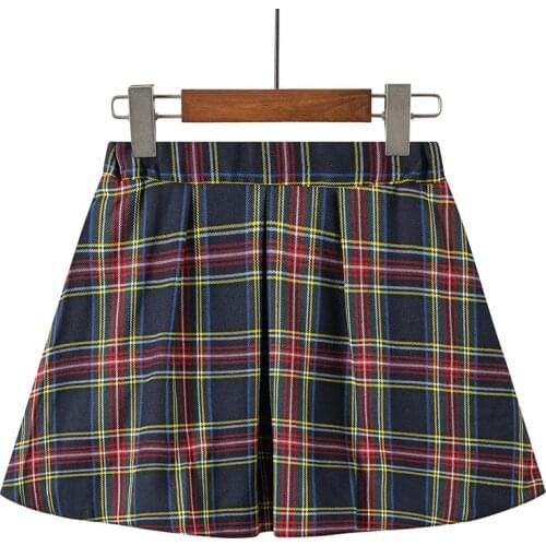 England Style Girls Performance Skirt School Girl Kids Pleated Princess JK Skirt Toddler Philabeg Teenager Dance Uniform 3-12Y