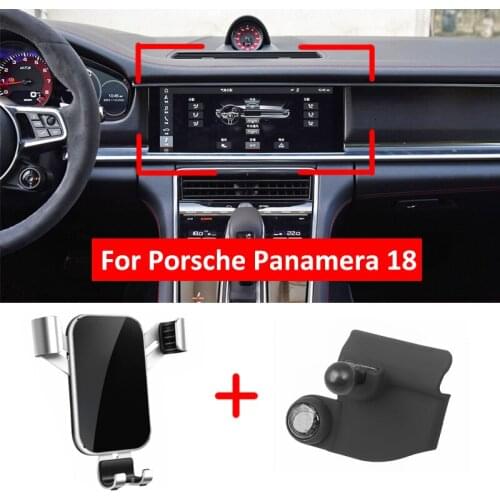 New Car Phone Holder Air Vent Mount For Porsche Panamera 971 2017 2018 2019 2020 GPS Stand Cell Phone Stable Cradle Accessories