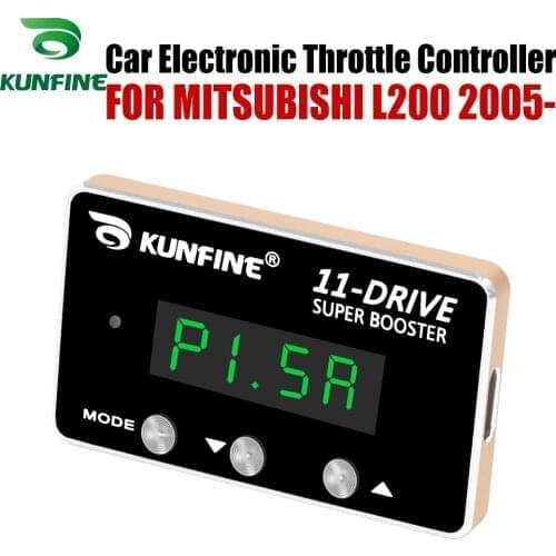 KUNFINE Car Electronic Throttle Controller Racing Accelerator Potent Booster For MITSUBISHI L200 05-After Tuning Parts 11 Drive