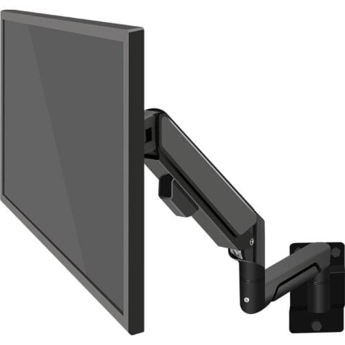 10"-32" W3 Aluminum Alloy 360 Degree Monitor Holder Gas Spring PC Tilt Rotation Arm LED LCD TV Wall Mount Rack Stand White W3