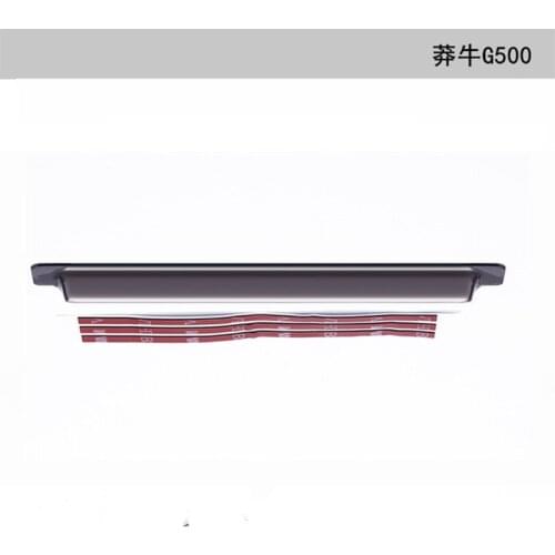 DJ RC Car Parts Sun Hat Rain Gear for Mangniu 1/12 G500 Benchi G500 Acrylic Transparent Black Material Weather Shield Rain Cover