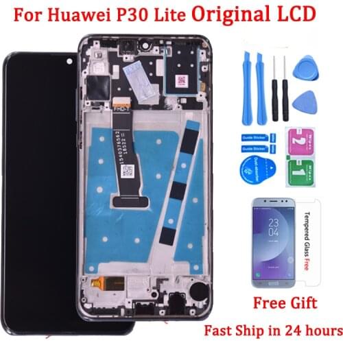 Original LCD For HUAWEI P30 Lite Lcd Display Touch Screen Digitizer Assembly For HUAWEI Nova 4e MAR-LX1 LX2 AL01