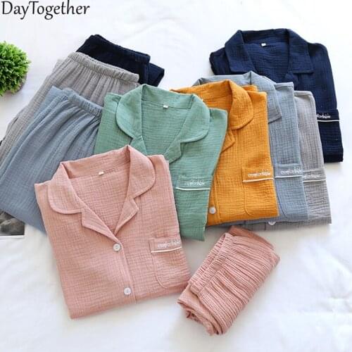 Men and women type thin model couple household pajamas moisture breathable cotton living big yards ms leisure loose pajamas