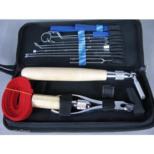Piano tools,15pcs of tuning maintenance quality tools