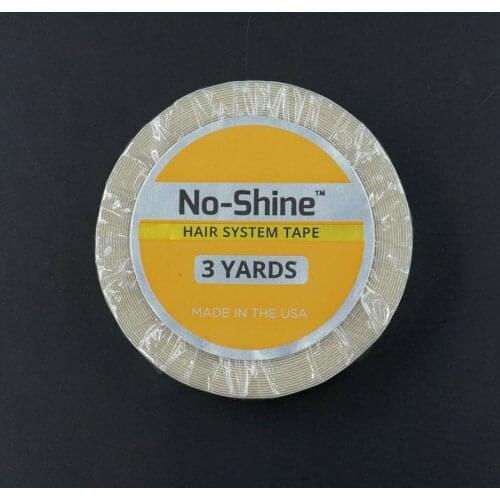 Hstonir No-Shine Hair System Tape Medical Tape Roll Lace Wig Glue Adhesive Double Side For Salon T014