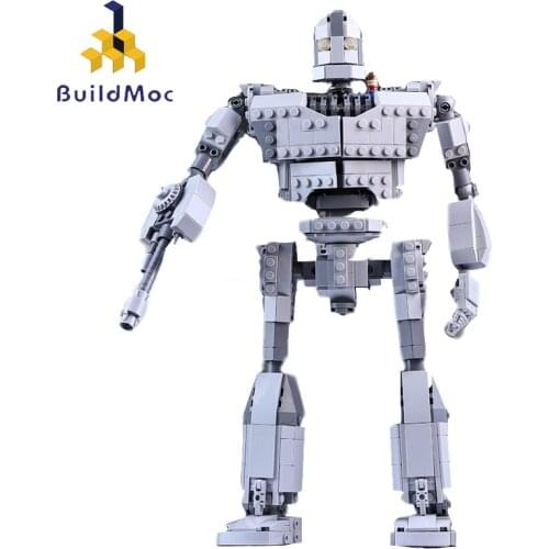 818PCS New MOC Creator The Iron Robot Giant Model Movie Action Figures Voltron Set Building Blocks Bricks Toys For Children Gift