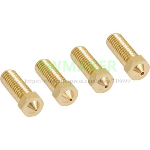 Brass E3D Volcano Nozzle for 1.75mm 3.0mm Filament
