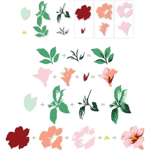 Metal Cutting Dies Decorative Climber Flowers For DIY Scrapbooking Embossing Album Paper Cards Dies 2021New