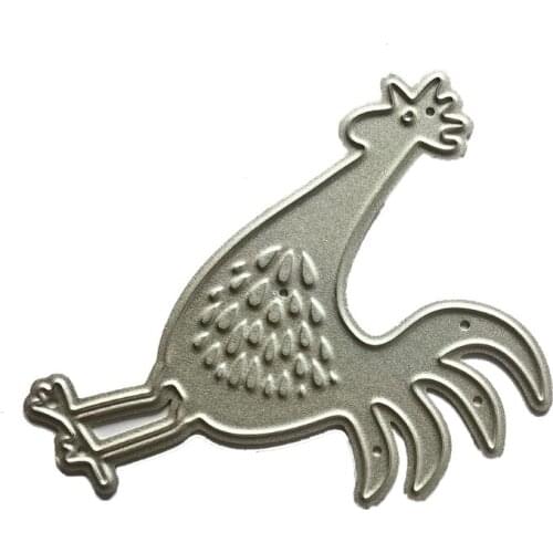 Rooster Metal Cutting Dies Stencil Scrapbooking DIY Album Stamp Paper Embossing G6DB