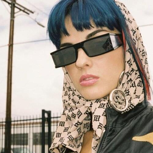 Europe and the United States ins model square sunglasses female new arrival 2020 Windproof goggles vintage sun glasses men