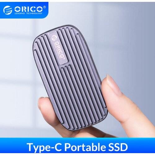 ORICO CN210 Mini Portable SSD 480GB 240GB Type-C 520M/S External Solid State Drive M.2 SATA NGFF USB C External SSD Hard Drives