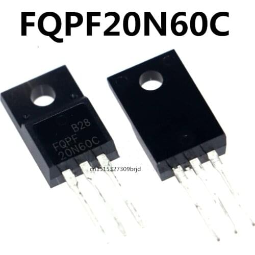 Original 5pcs/ FQPF20N60C 20A-600V TO-220F 20N60