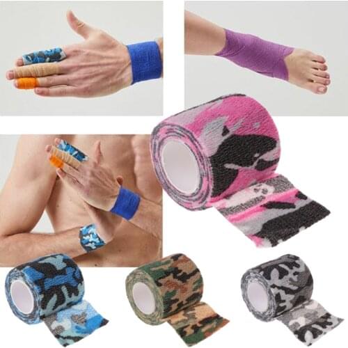1 Roll Tattoo Self-adhesive Non-woven Elastic Bandage Grip Tube Cover Wrap Sport Tape Tattoo Supplies Accessories