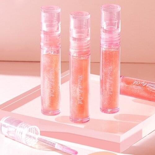 1Pc Clear Lip Gloss Cosmetic Make Up Moisturizing Waterproof Lasting Lip Gloss Lip Oil Cosmetic Biting Lip Plumper Makeup