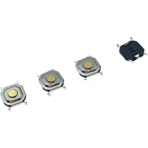 50pcs/lot Patch 4*4*1.5MM four-pin button car remote control button miniature touch switch 4X4X1.5