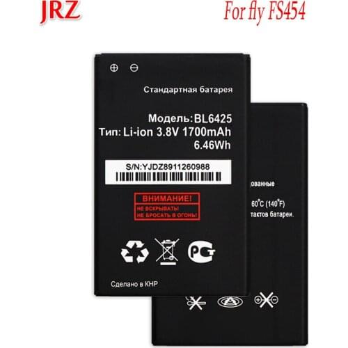 10PCS/LOT For fly FS454 Nimbus 8 Battery BL6425 Accumulator 1700mAh