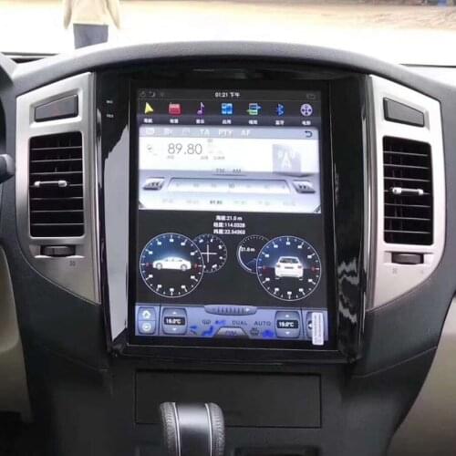 12.1" Vertical Screen Car Radio For Mitsubishi Pajero Sport V97 V93 Rockford GPS PX6 Tesla Carplay Android 9.0 Car Multimedia