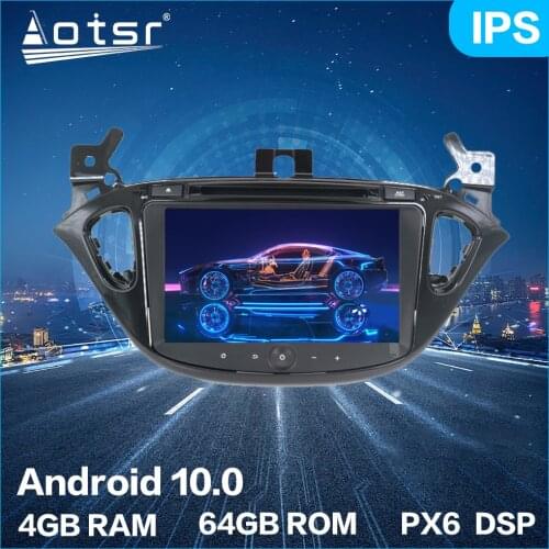 For OPEL CORSA 2015+ PX6 Android 10 4G+64GB Car Radio Player GPS Navigation Car Stereo Tape HD Multimedia DVD Player DSP Carplay