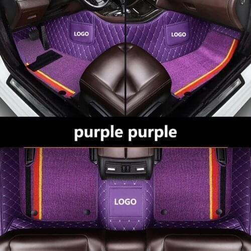 Kalaisike Custom car floor mats for Jaguar All Models F-PACE XF XFL XE XJ6 XJL car styling car accessories