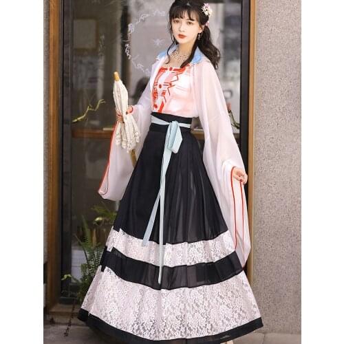 Chinese Style Women Hanfu Girls Princess Party Dress Ancient Suit Oriental Skirts Fairy Daily Wear Cosplay Costume