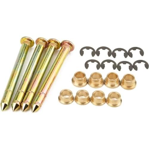 Heavy Duty Car Doors Hinge Pins Pin Bushing Kit Hinge Repair Kit for Ford F150 F250 F350 Bronco