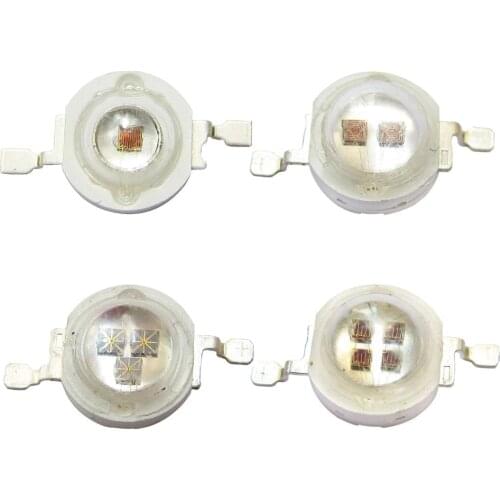 1 2 5 10pcs 1W 3W 5W Plant Grow Lamp EPILEDS Deep Red 660nm SMD LED Light Bulb Parts + 20mm / 16mm Star base Substrate