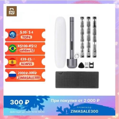 Xiaomi Wowstick Driver 1f + Upgrade Version Mini Electric Turn Screw Pocket Toolbox USB Charging Version Magnetic Screwpad