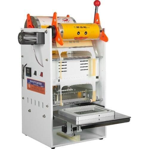 PP/PET/PE Tray/ Bowl/Box Sealing Machine /Plastic Container Food Tray Packer Machine Manual Tray Sealing Machine