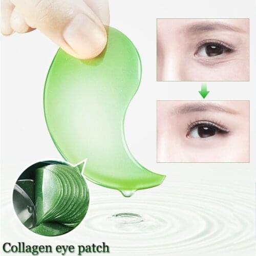 Gold Crystal Collagen Eye Mask Anti Aging/Dark Circles/Puffiness Moisturizing Eye Patch Colageno Gel Eye Pads skin patch