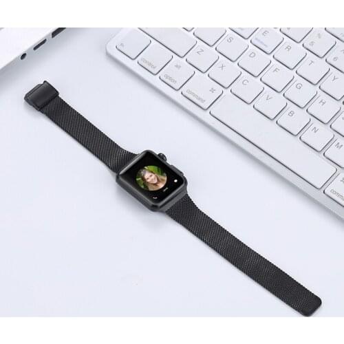 Metal Band Thin waist Apple WatchBand 38mm 40mm 42mm 44mm, Stainless Steel Mesh Strap Replacement for iWatch Series 6 5 4 3 2 1