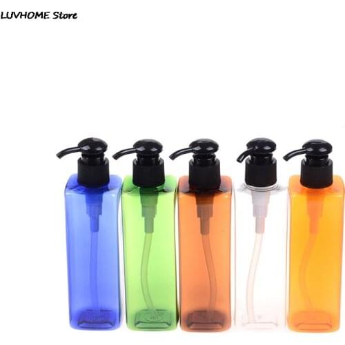 250ml Refillable Foam Pump Bottle Soap Shampoo Lotion Liquid Water Plastic Pressed Pump Spray Bottle