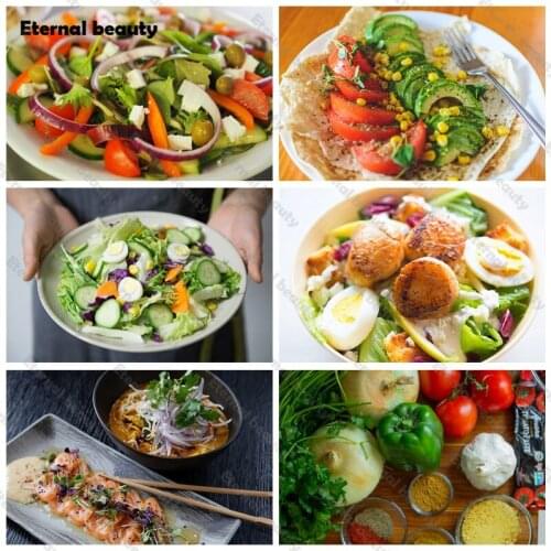 Salad 5D Diy Diamond Painting for Adult Diamond Embroidery Kitchen Art Decoration Cross Stitch Kits Mosaic Cafe Restraunt Decor