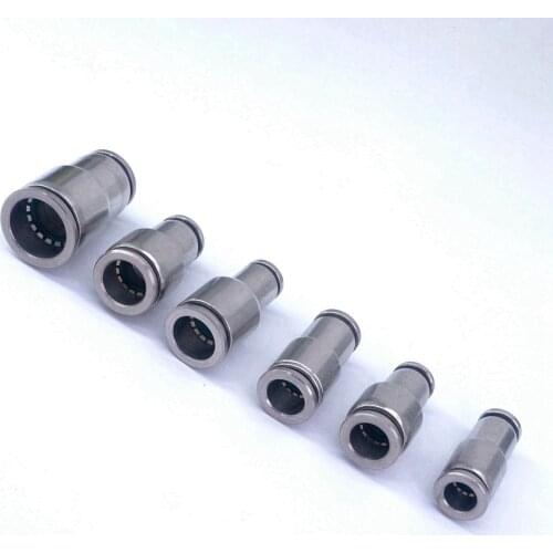 304 Stainless Steel Fit For Tube O/D 6-4mm 8-6mm 10-8mm 12-10mm 14-12mm 16-12mm Pneumatic Reducer Union Quick Connectors