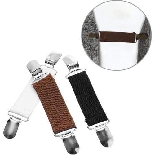 New Metal Elastic Clips Non-Slip Garment Waistband Extender Clothes Clip Multifunction For Fixed Bed Sheet Sofa Goloves