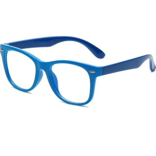 New Anti blue Light Kids Glasses Boys Girls Optical Protection Computer Transparent Eyewear Children Silicone Soft Eyeglasses
