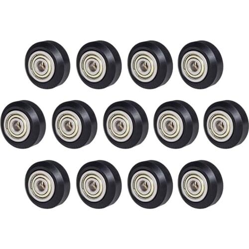 3D Printer Plastic Linear 625Zz Pom Pulley Wheel with Bearing Gear Ender 3 Pulley for Ender 3 Series 3D Printer