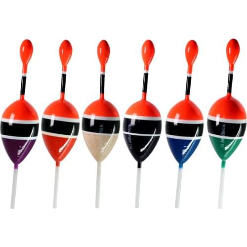 5pcs 2"x5.28" 1.6"x4.8" Slip Fishing Float Bobber For Crappie Bass Carp Fishing Slip Drift Tube Wood Fishing Floats Bobbers