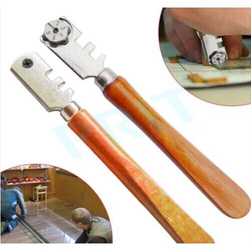 Portable Diamond Tipped Glass Tile Cutter Window Craft For Hand Tool German Six Wheel Glass Cutter Professional