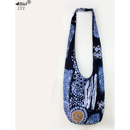 Sling Crossbody Shoulder Bag Womens Handbags Hippie Hobo Thai Cotton Gypsy Bohemian Boho Girl Books School Bags Bag free Gift
