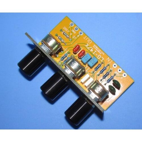 Tube 500K attenuation tone volume control board, continuously adjustable high and low passive tone control circuit