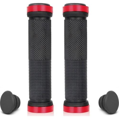 BIke Bicycle Grips Bicycle Handlebars Handlebar Road Double Lock Handle Aluminum Alloy On Cycling Handlebar Hand Cover