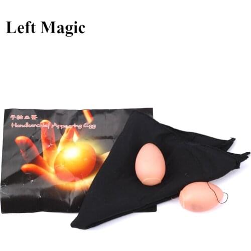 1set Handkerchief Appearing Egg Close Up Magic Tricks professional magician stage street Accessory illusion props